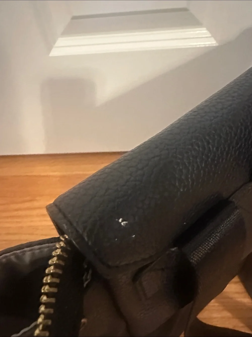 Freshly Picked Black Backpack with Gold Hardware